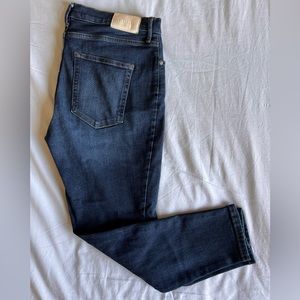Everlane size 33 ankle dark blue skinny jeans
